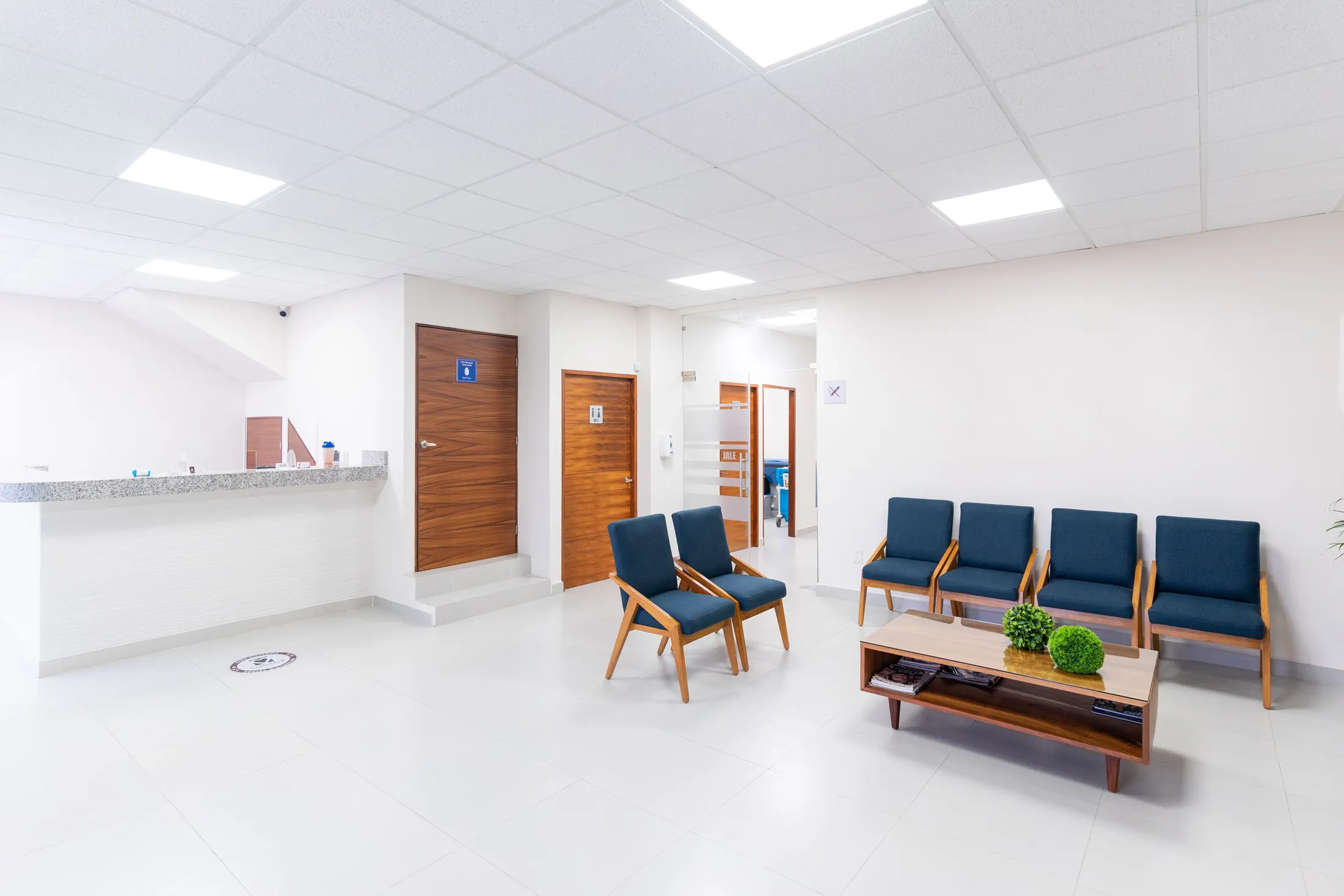 Health team in a medical center